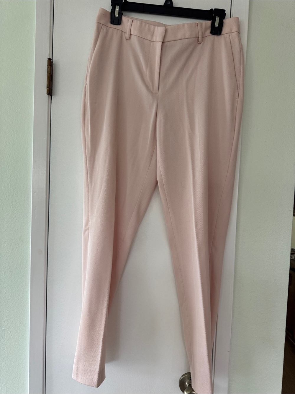 DKNY Blush Pink Tailored Slim Trousers